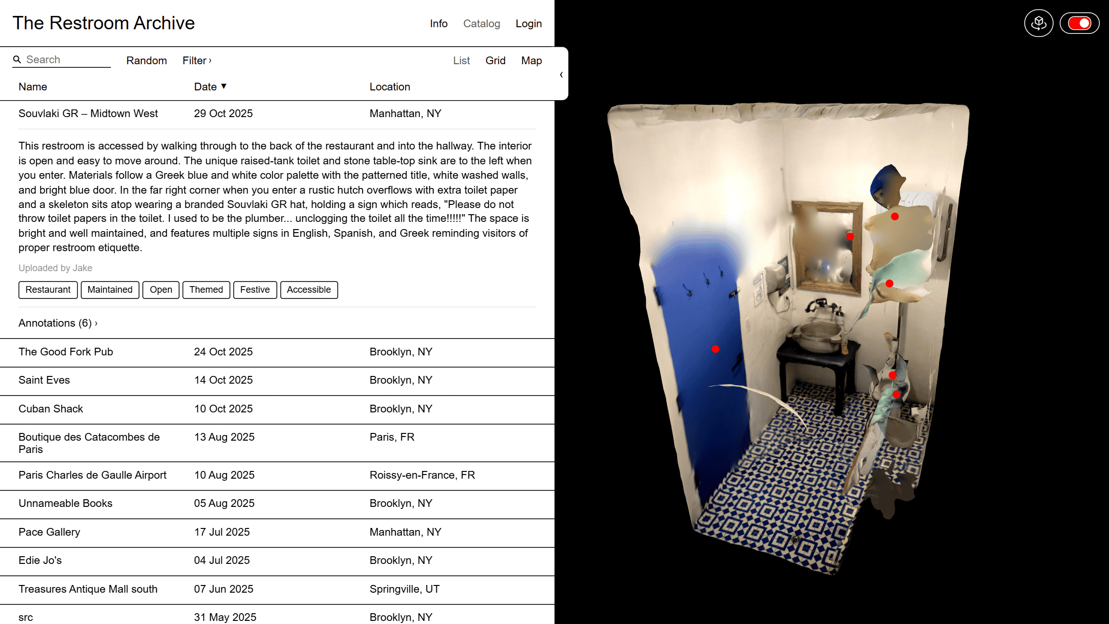 Restroom Archive:公厕 3D 扫描档案馆