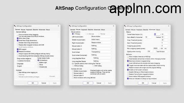 AltSnap - 按住 Alt 轻松管理 Windows 窗口