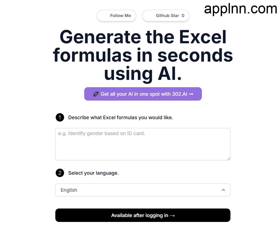 SmartExcel – AI Excel 公式生成器