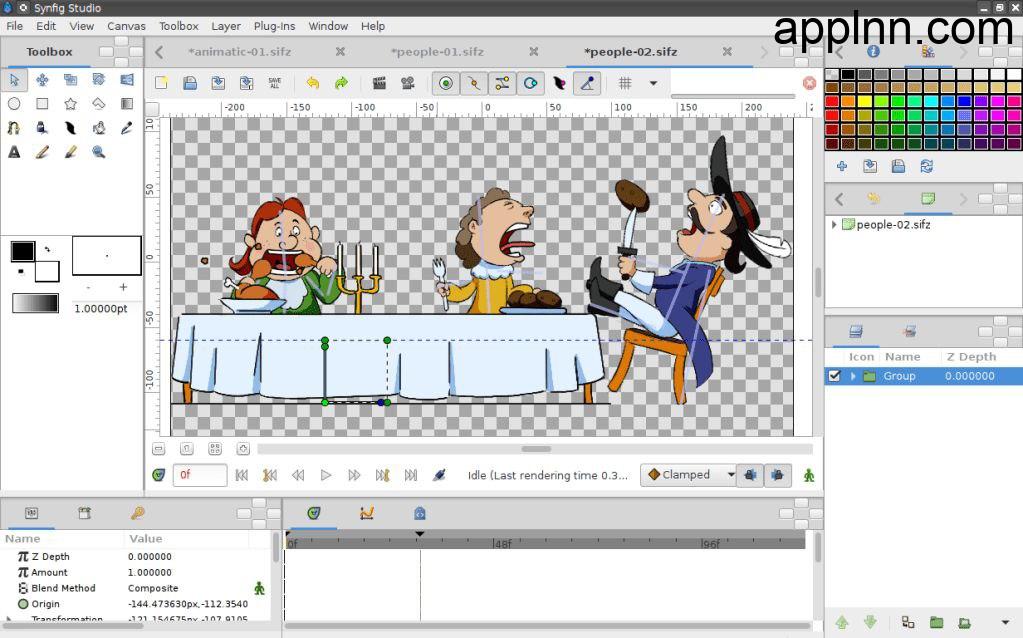 Synfig - 开源跨平台 2D 动画制作软件