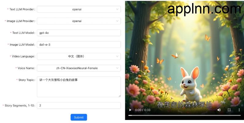 Story-Flicks：AI一键生成高清故事短视频工具