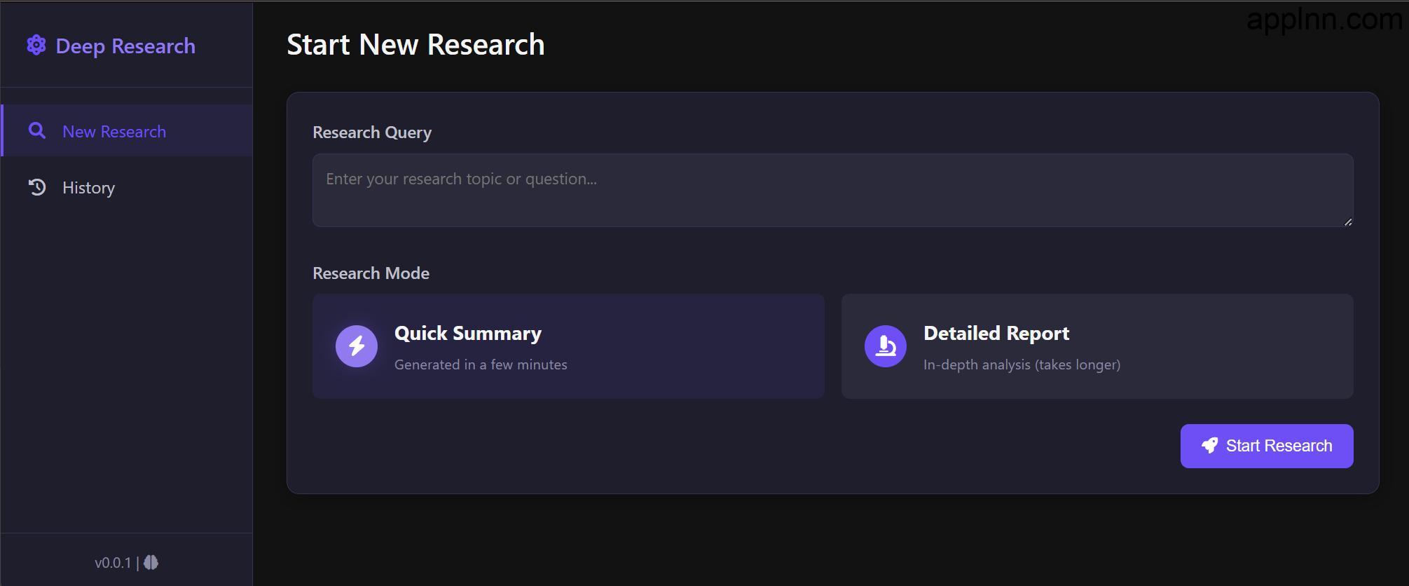 AI 研究助手 ：Local Deep Research