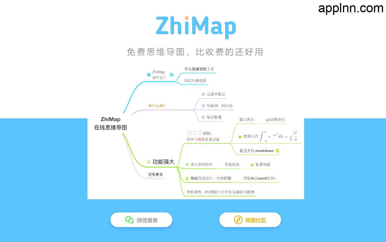 ZhiMap：一站式免费在线思维导图工具