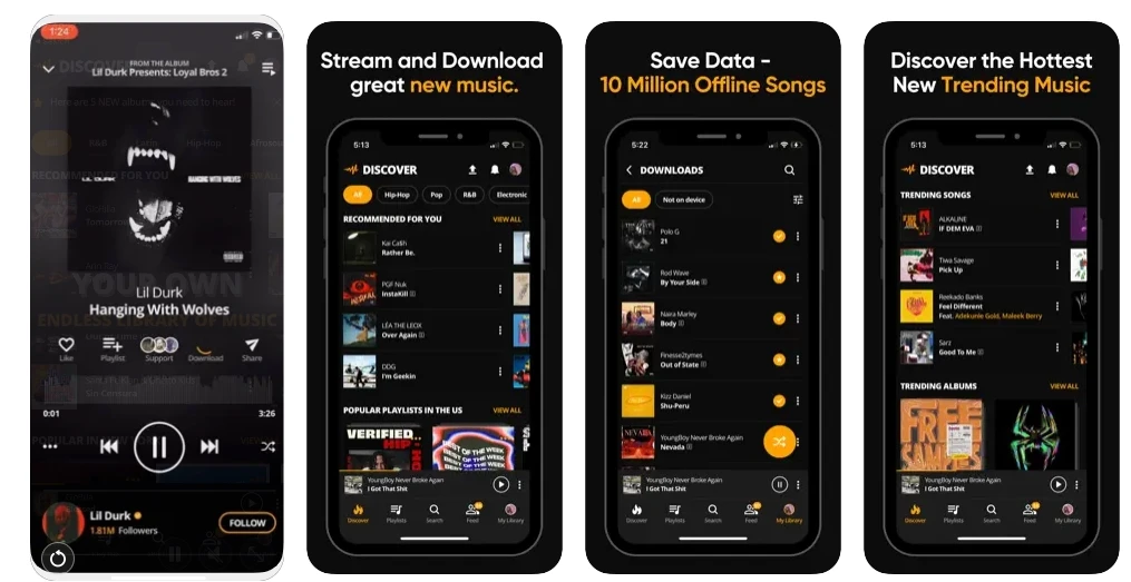 AudioMack v7.14.0  iOS绿化版