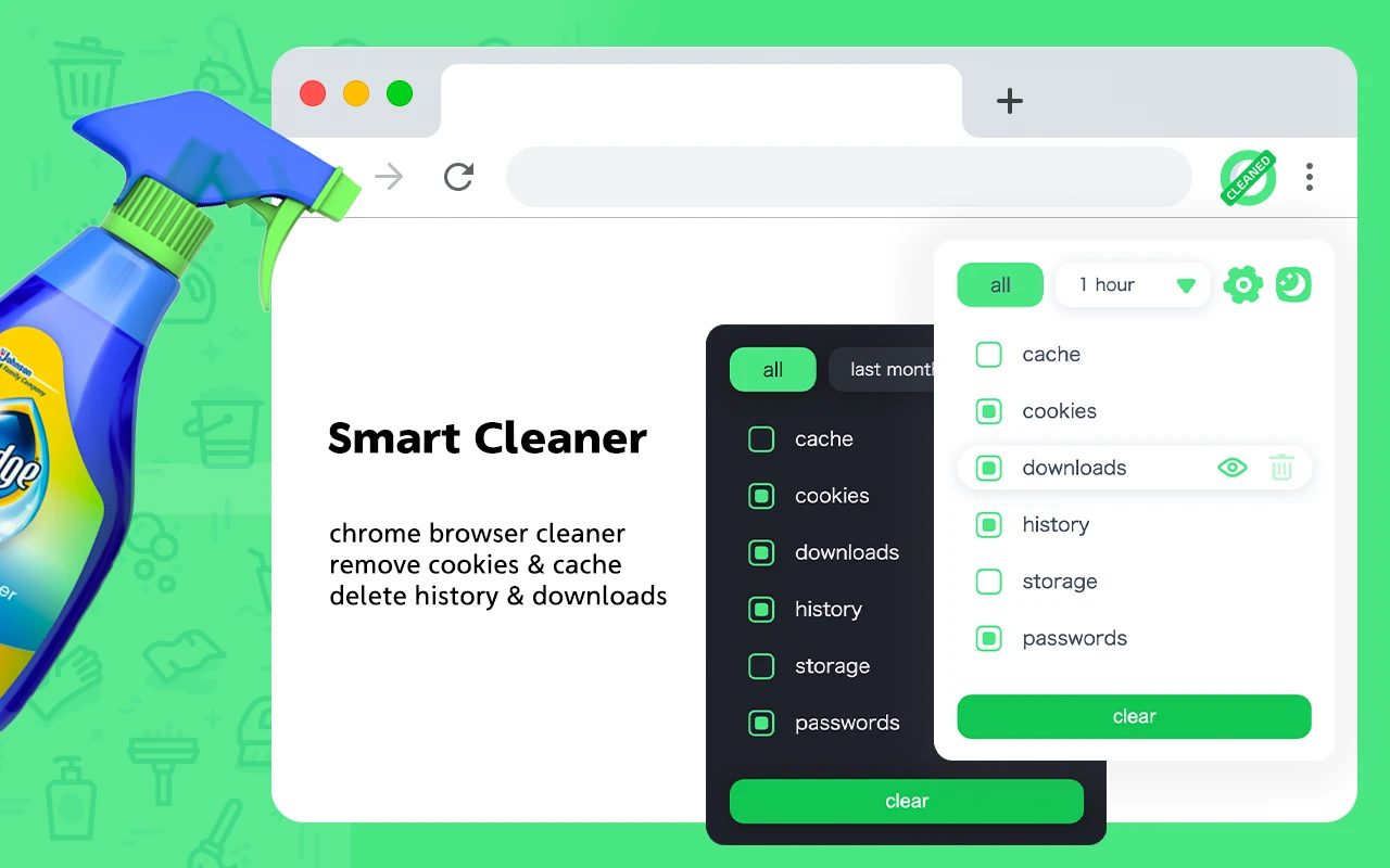 Cleaner：一键清理，提升 Chrome 浏览器性能与隐私保护！