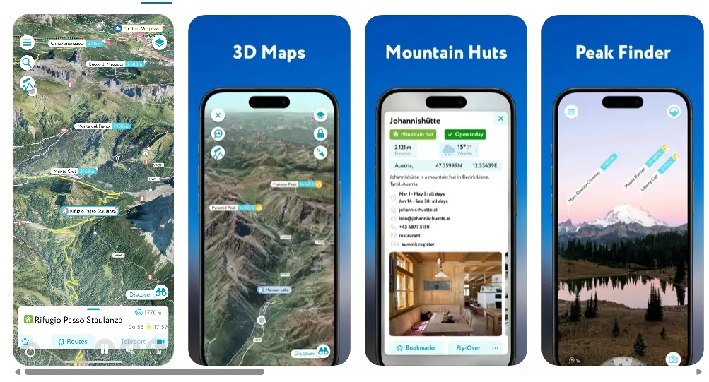 Hiking Maps – PeakVisor v5.57 iOS绿化版