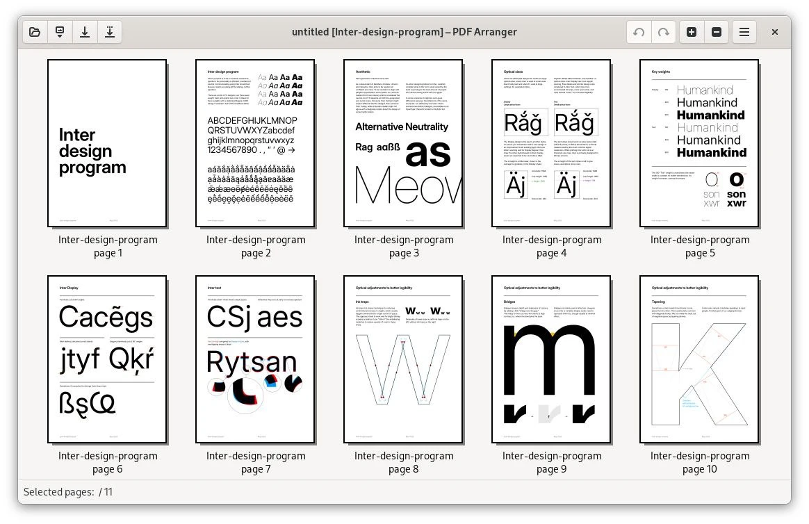 PDF Arranger：跨平台 PDF 页面编辑工具
