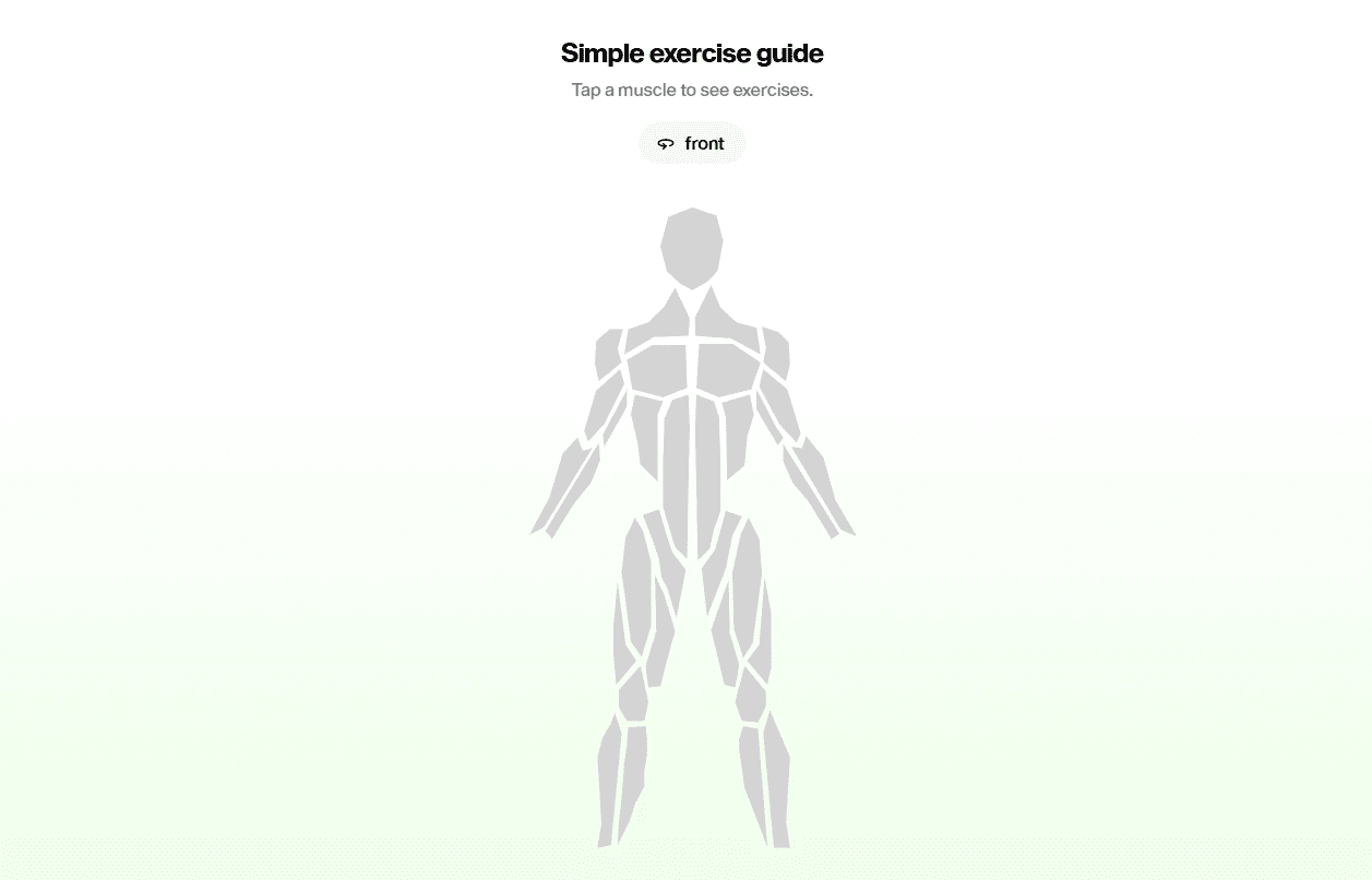 Simple Exercise Guide：您的专属互动健身教练网站