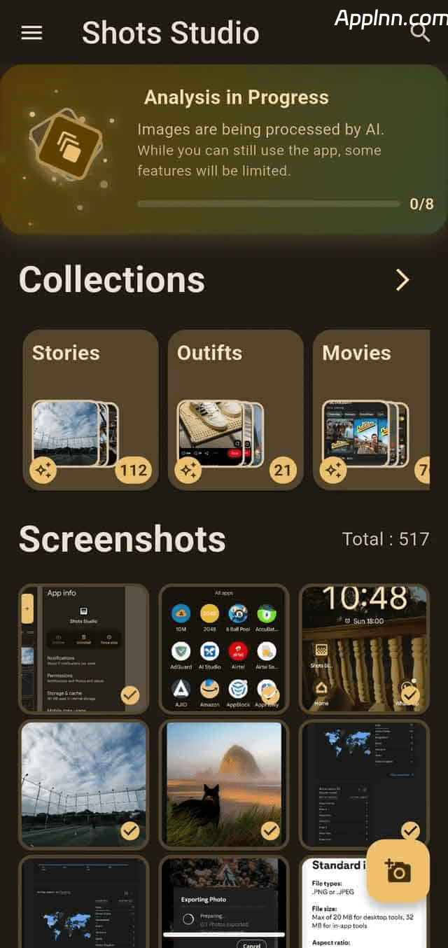 Shots Studio：AI 驱动的智能截图管理工具