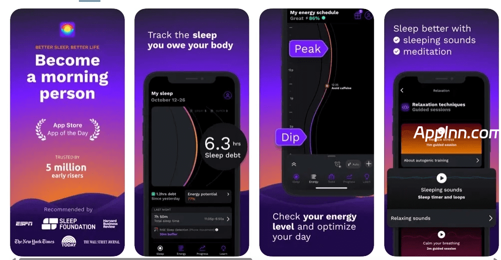RISE: Sleep Tracker v0.1.511  iOS绿化版