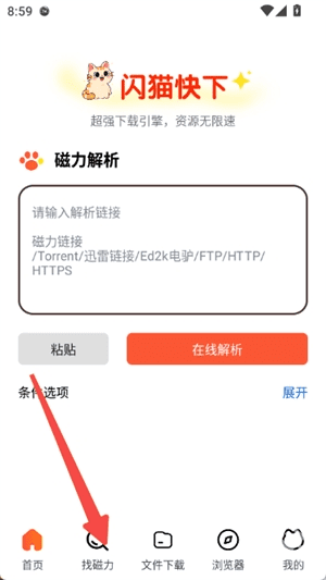 闪猫快下 v1.0.5(6) 安卓绿化版