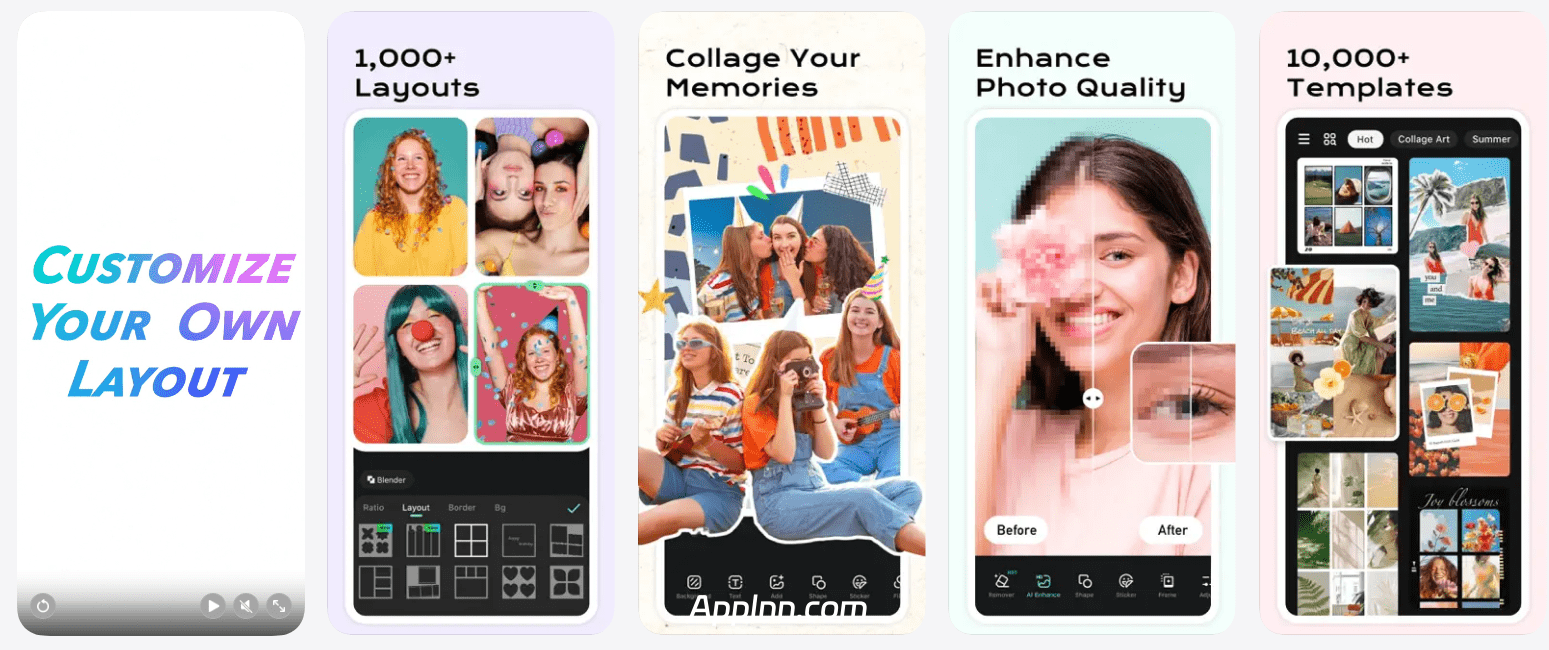 InCollage – 拼图&照片編輯 v1.55.267267001 安卓绿化版